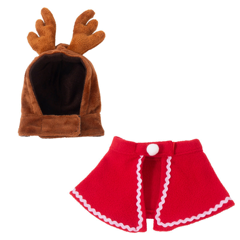 Pet Cat Dog Hat Headwear Christmas Scarf Cloak Transformation Cloak Christmas Pet Clothes