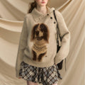 Sweater for Women with Dog Pattern Sweater