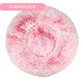 Dog Kennel Cat Kennel Plush Round Gradual Change Pet Kennel Dog Bed Winter Mat Gradual Change Pet Mattress Pet Supplies