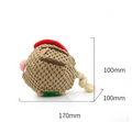Interactive pet toys dog balls teeth grinding training bite resistance and sound making dog toys