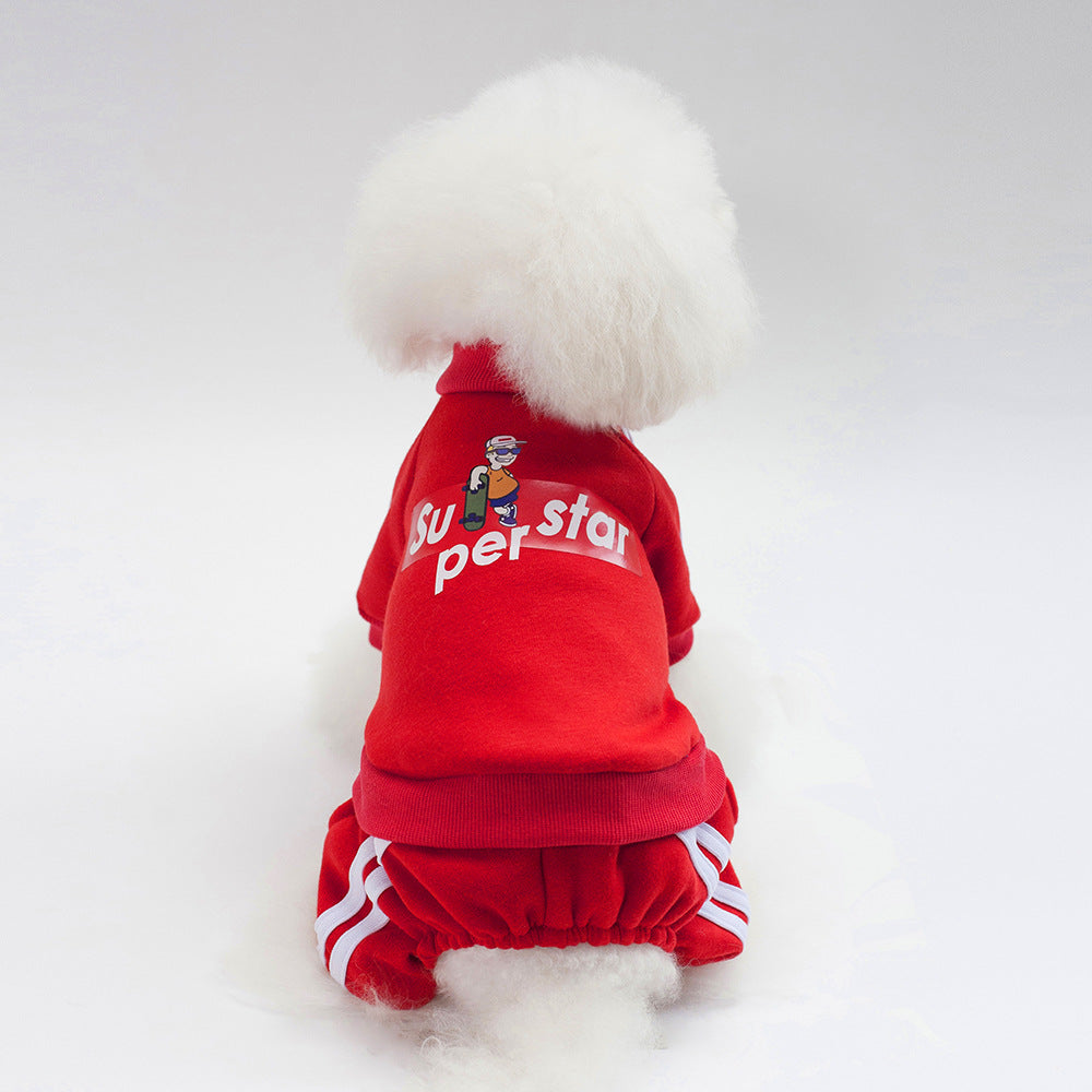 Pet Clothes Dog Clothes Autumn And Winter New Teddy Sweater
