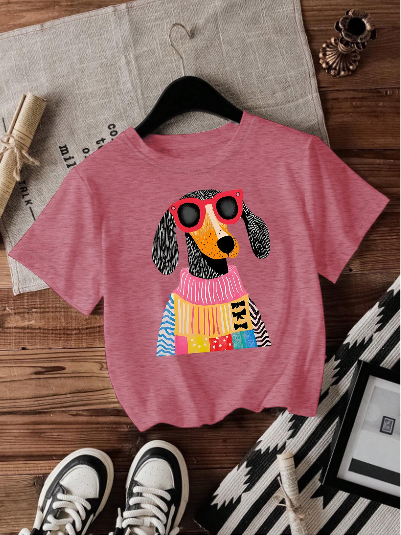 Dog short sleeved female