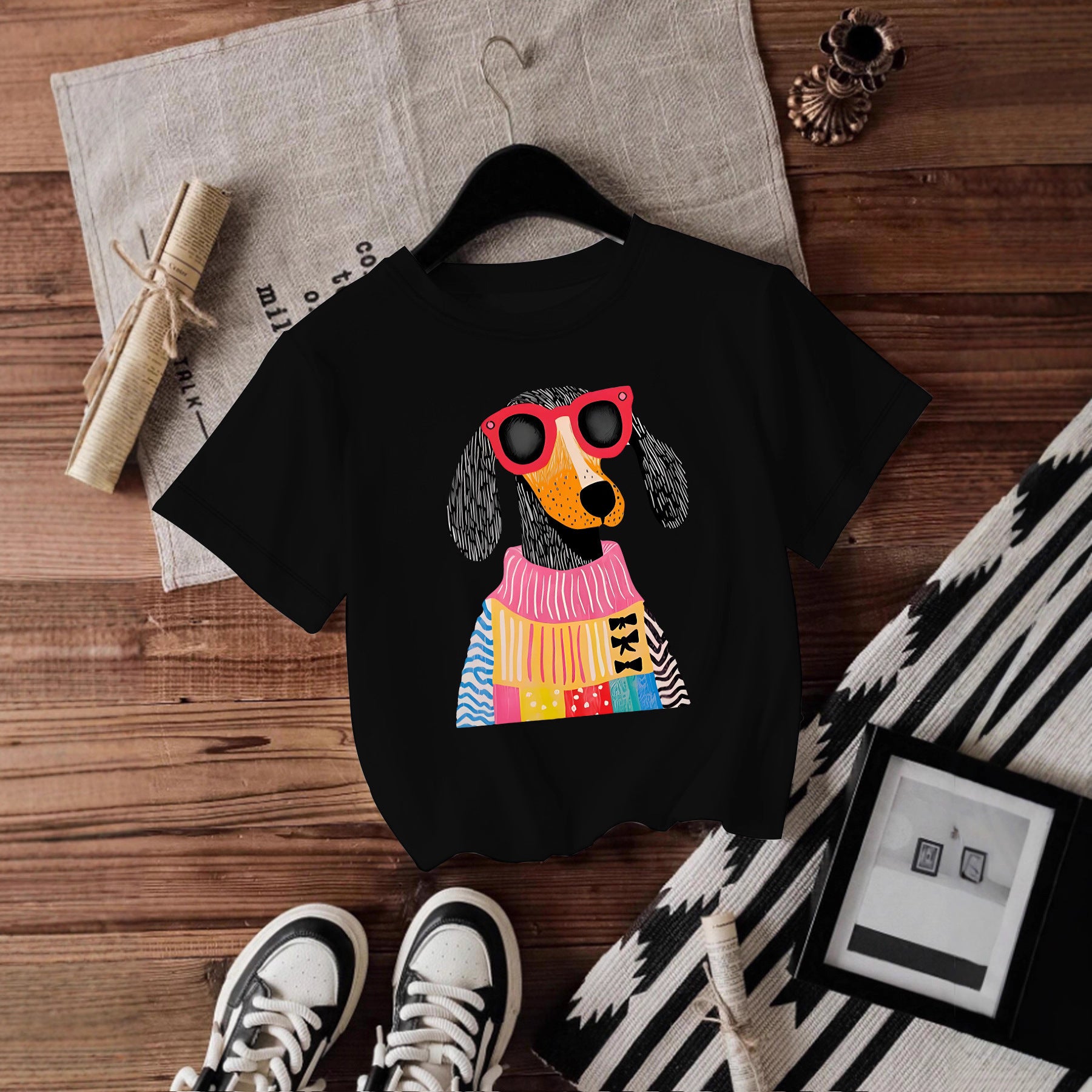 Dog short sleeved female