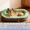 Dog House Winter Warm Removable Washable All-Season Dog Cage Dog Bed Cat Bed Pet Dog House Semi-Enclosed Cat Pad