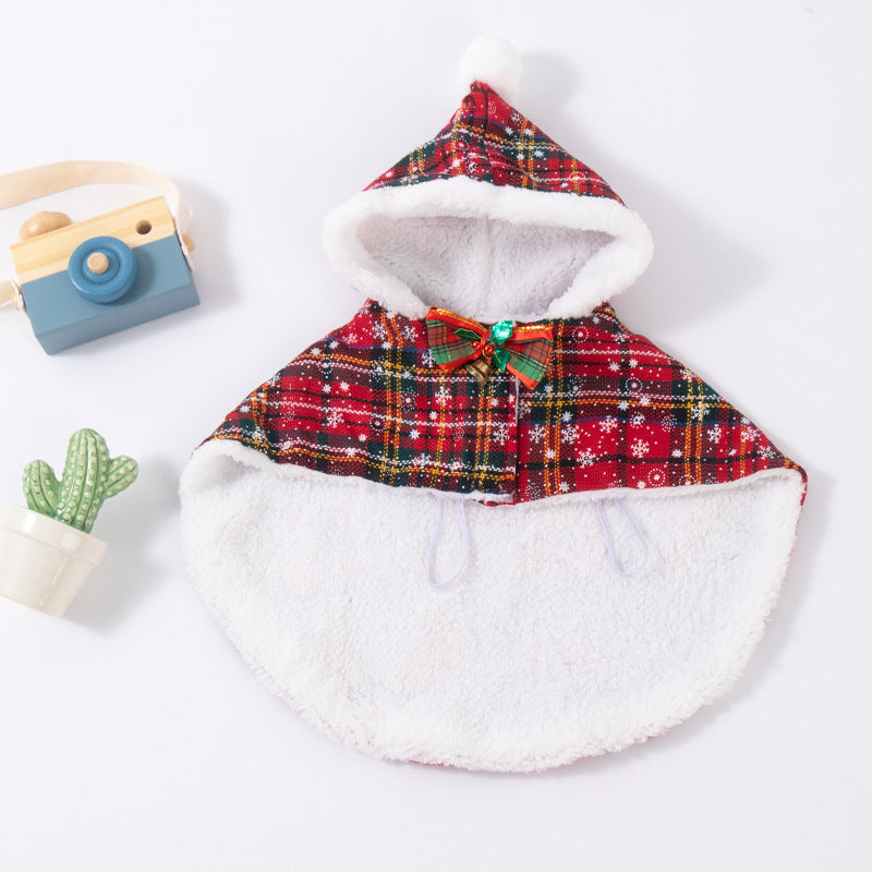Pet Cat Dog Hat Headwear Christmas Scarf Cloak Transformation Cloak Christmas Pet Clothes