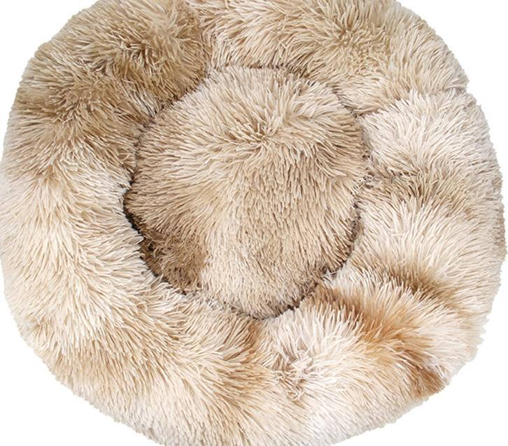 Round Plush Pet Winter Warm Pet Cat Litter Dog Bed Cat Mat Pet Supplies Dog Kennel Cat Litter