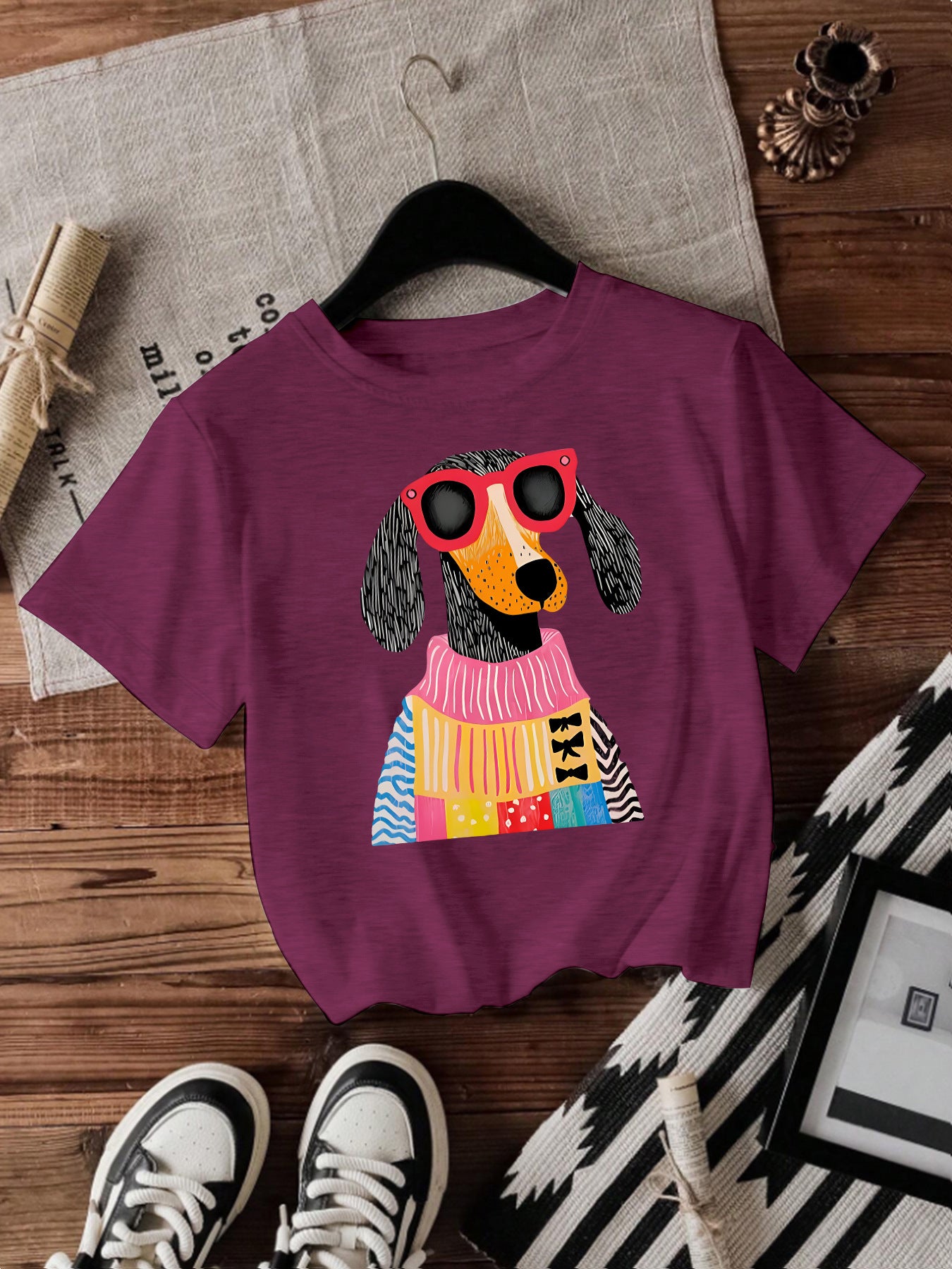 Dog short sleeved female