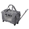 Travel Cat Carrier Summer Dog Pet Bag Foldable Cat Pet Box Breathable Portable Pet Trolley Case