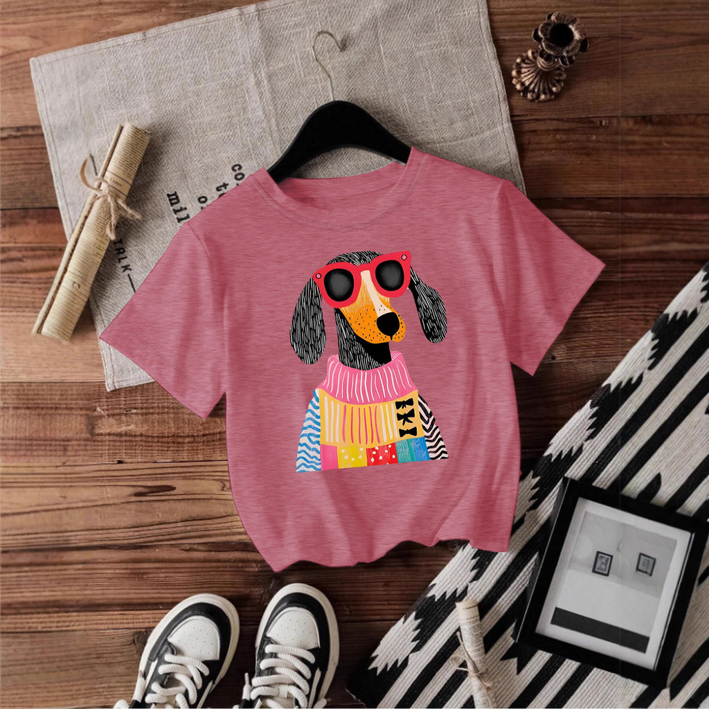 Dog short sleeved female