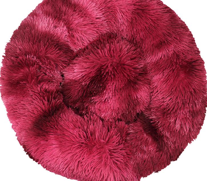 Round Plush Pet Winter Warm Pet Cat Litter Dog Bed Cat Mat Pet Supplies Dog Kennel Cat Litter