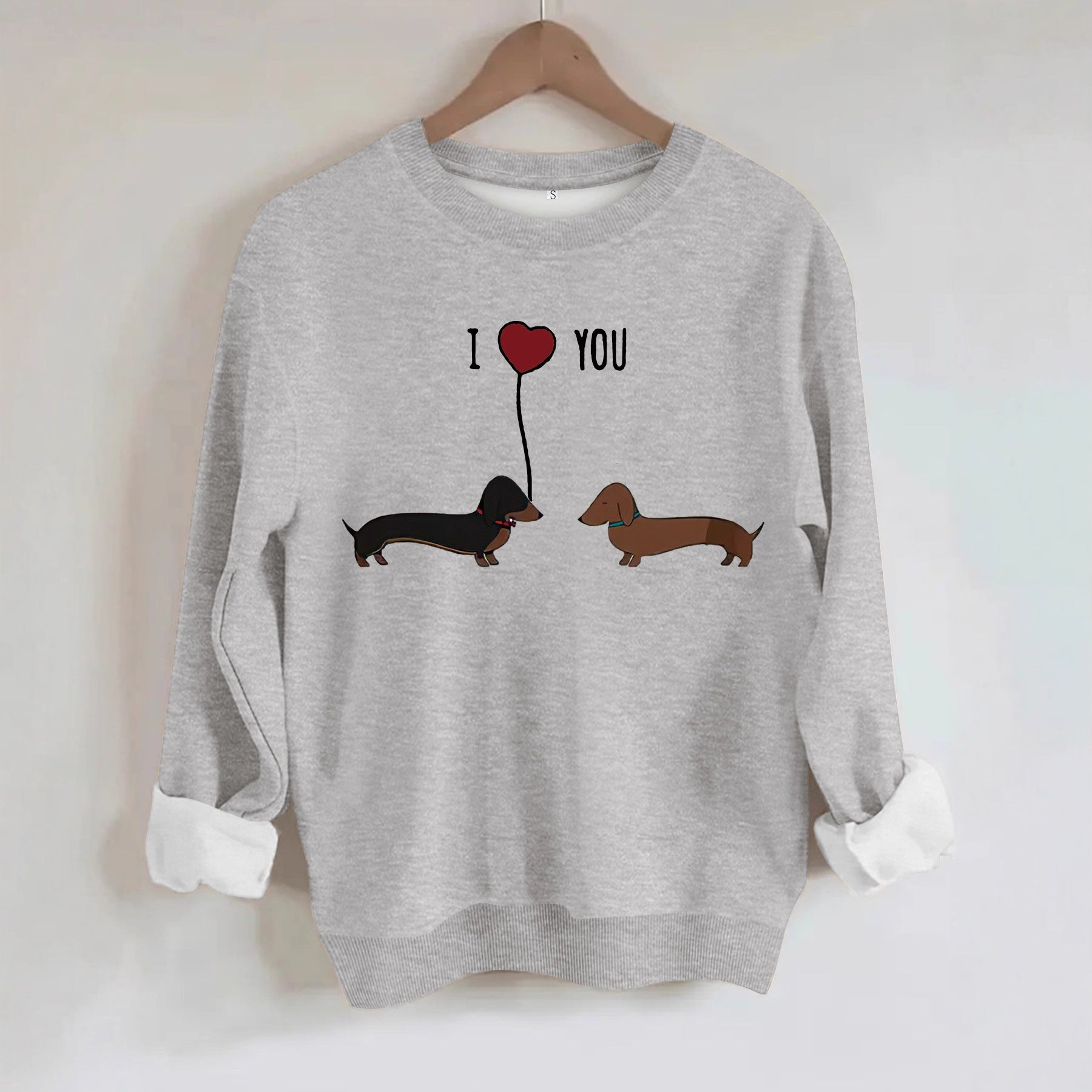 Two dog print hoodies