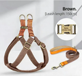 Dog leash Dog chest back lettering Anti loss small dog Teddy chest strap medium-sized dog corgi vest dog rope
